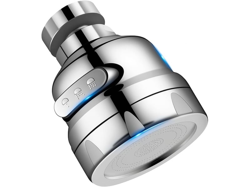  Robinet cuisine aérateur rotatif jetbreaker, modes anti-éclaboussures filtre  - Conforama A