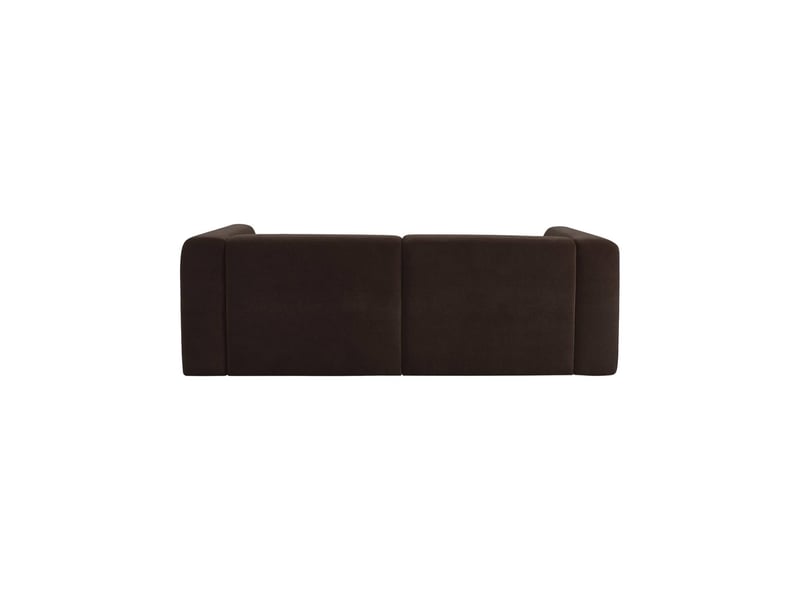  Canapé 3 places tissu marron - kosmo  - Conforama C