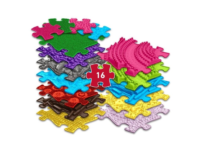  Tapis sensoriel muffik ensemble huge 2 - 16 pièces MFK-027-01 - Conforama B