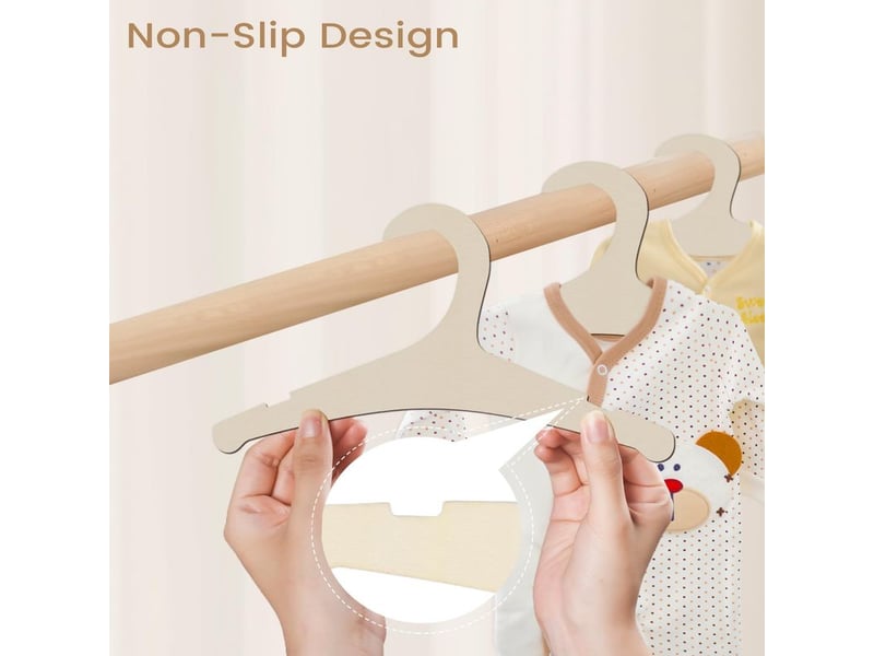  Cintres en bois pour bébé - 9 pouces - lot de 20 - pour vêtements nouveau-né et tout-petits - idéal pour armoire de chambre d'enfant  - Conforama B