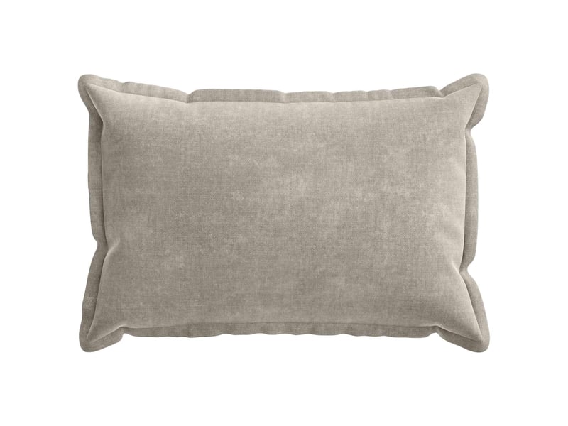  Lot de 6 housses de coussin houten gris clair 30 x 50 cm cf49820  - Conforama C