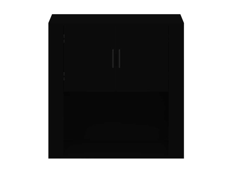  Armoire murale, meuble de rangement noir 80x33x80 cm bois d'ingénierie shl80968  - Conforama C