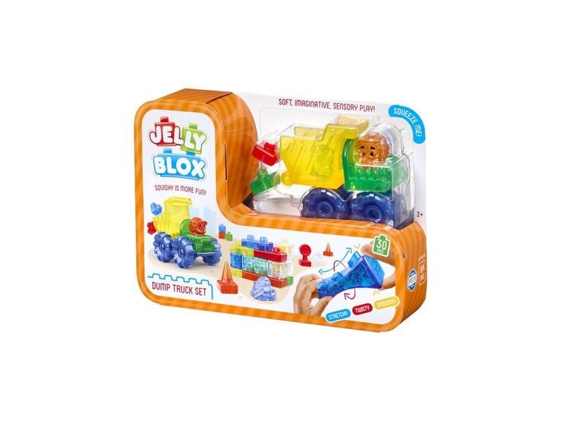  Blocs sensoriels camion benne 30 pieces avec mini ouvrier et accessoires GOL8720077371811 - Conforama A