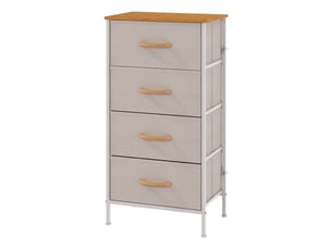 Chiffonnier 4 tiroir(s) <strong>GENERIC HOME</strong> <strong></strong> coloris beige largeur 45 cm hauteur 91 cm