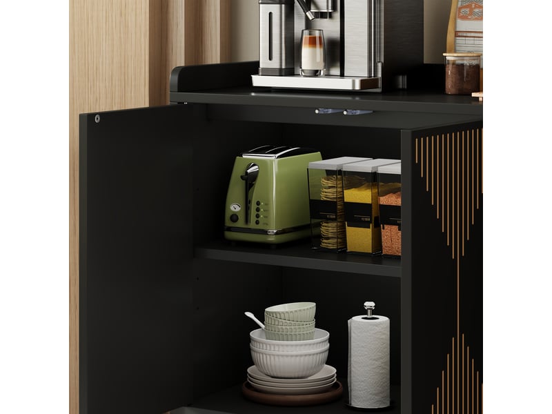 Lit superposé enfant blanc 90x200 cm avec décor porte et fenêtre, échelle de montée, rangement ouvert sous le lit, éclairage led - Conforama E