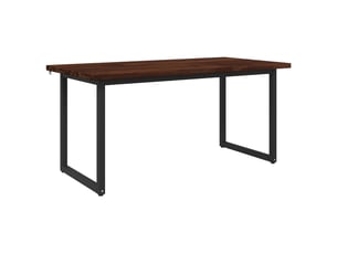 Vidaxl table à manger carrée 160 x 70 x 75 cm bois d'acacia massif