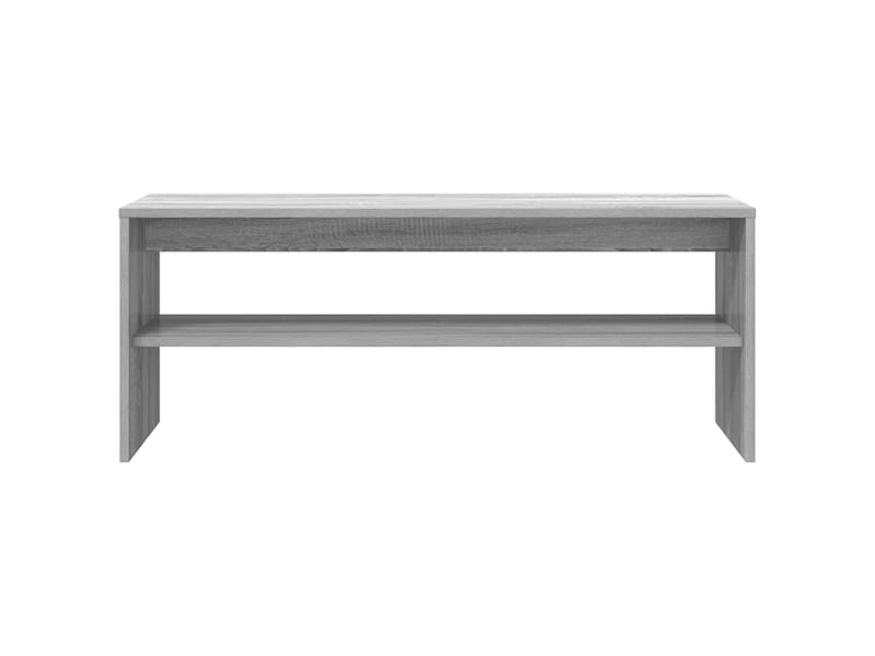 Meuble tv - banc tv - meuble de rangement sonoma gris 100x40x40 cm bois d'ingénierie  - Conforama E