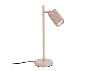 Lampe de table rayo taupe aluminium moderne 43x14.5x14.5cm