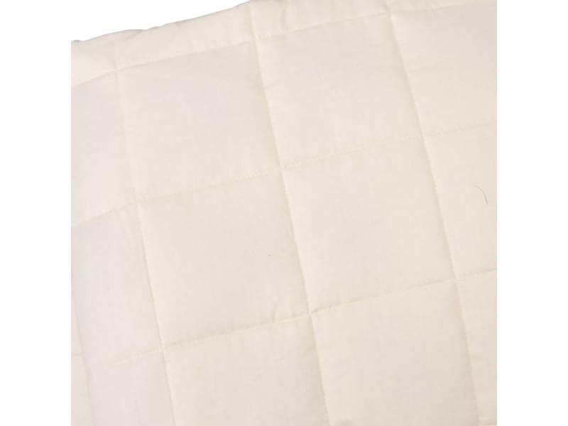  Couverture lestée adulte crème clair 220x230 cm 15 kg tissu shl98264  - Conforama D