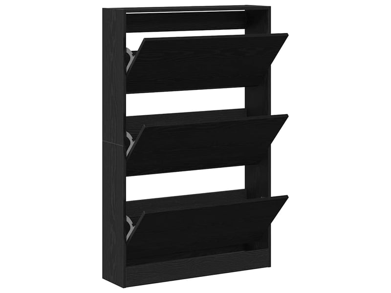  Meuble à chaussure, cabinet à chaussures 80x21x125,5 cm bois d'ingénierie shl593  - Conforama E