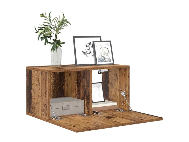  Ensemble meuble tv - banc tv - meuble de rangement 2 pcs multicolore bois d'ingénierie  - Conforama C
