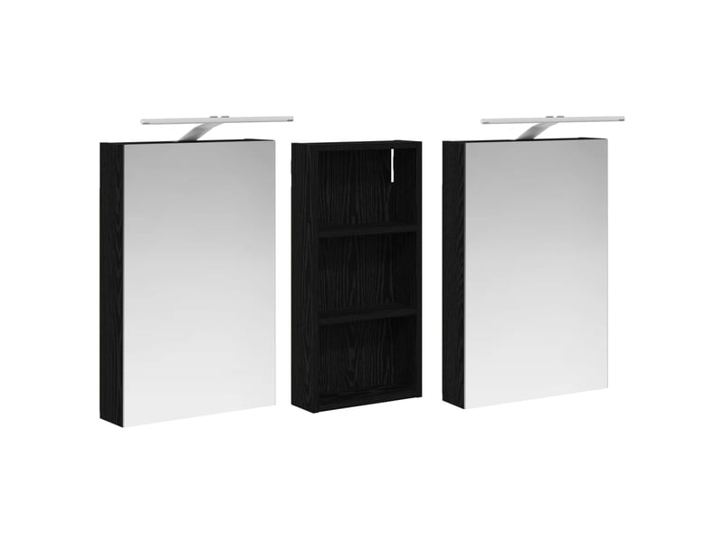  Ensemble de meubles de salle de bain 3 pcs 110x10.5x60.5 cm shl6689  - Conforama E