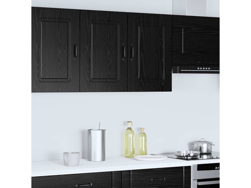  Panneau de lave-vaisselle kalmar chêne noir 80x31x60cm shl7244  - Conforama D