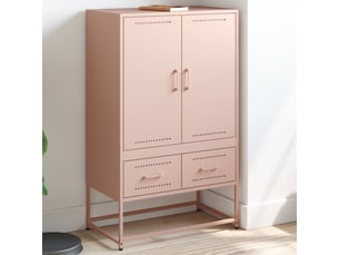 Buffet 2 porte(s)  2 tiroir(s)   - 68 cm coloris rose 