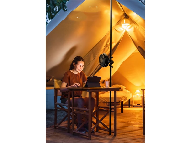  Mini ventilateur portable avec piles, petit ventilateur à clipser 2400mah  - Conforama D