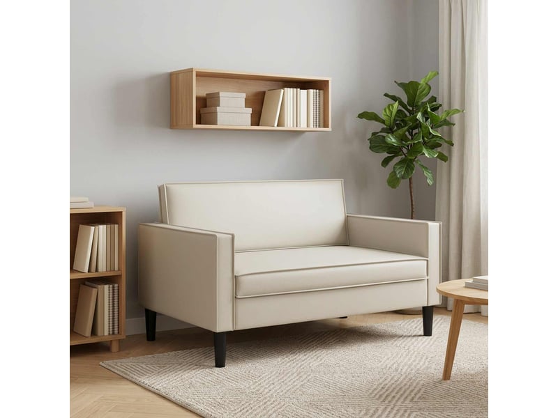  Vidaxl fauteuil xxl blanc simili cuir  - Conforama B