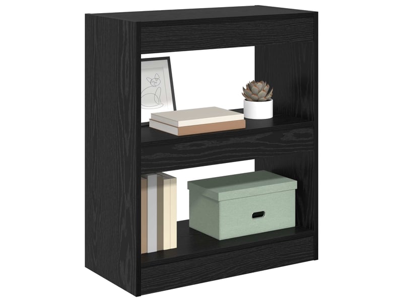  Bibliothèque 2 niveaux, armoire à livres 60 x 30 x 72 cm bois d'ingénierie shl2943  - Conforama C