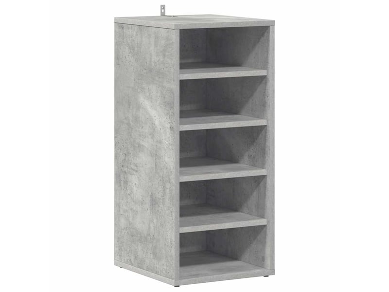  Meuble à chaussures, armoire à chaussures 31,5x35x70 cm gris béton shl8479  - Conforama C