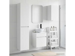 Ensemble de mobilier de salle de bain 3 pc blanc cf64246