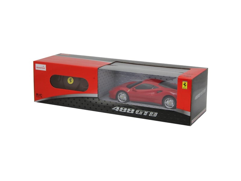 Voiture télécommandée ferrari 488 gtb 1:24 rouge 2,4ghz 405133 - Conforama B
