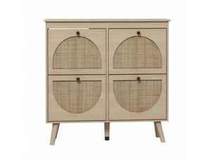 Meuble à chaussures 20 paire(s)  <strong>WISHDOR</strong>  <strong></strong> coloris naturel