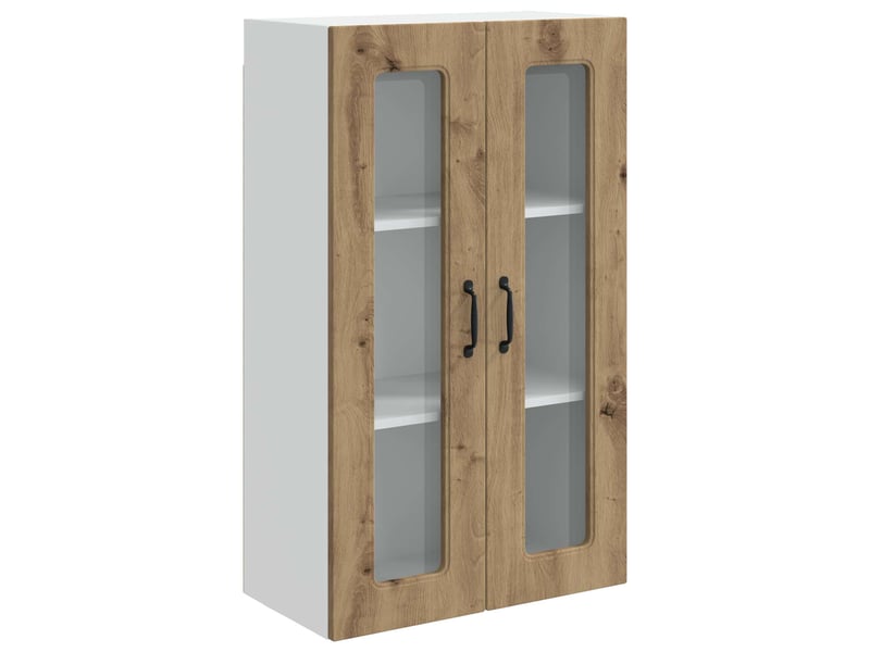  Meuble mural de cuisine | armoire de cuisine chêne artisanal shl7121  - Conforama A