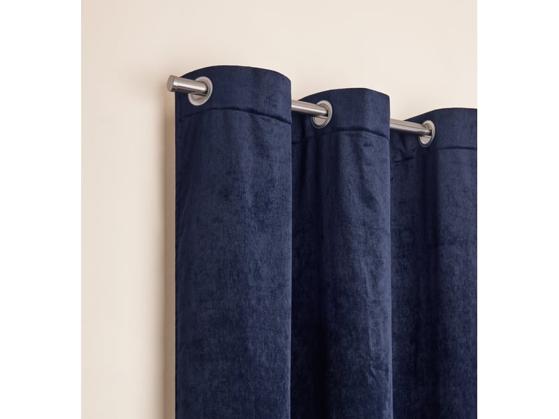 Rideau en tissu chenille à l'effet velours gratté bazyl 21636 - Conforama B