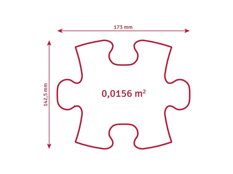  Tapis sensoriel muffik ensemble valgus - 15 pièces MFK-076 - Conforama D
