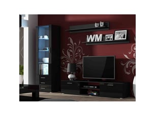 Meuble tv coloris noir 20 cm <strong></strong>  <strong></strong>
