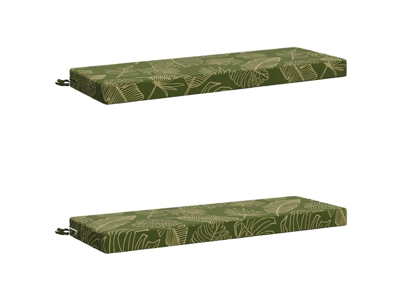 Lot de 2 coussins de banc, coussins d'assise soest 100 % polyester cf56873 - Conforama A