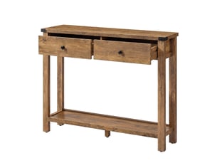 Console 2 tiroir(s) coloris taupe VASAGLE - longueur 100 cm - 100 cm
