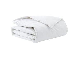 Duvet d'hiver - couette 140 x 220 cm hiver - couette plume blanc respirant