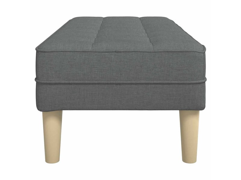  Banc chambre, banc de lit gris foncé 113x57x39 cm tissu  - Conforama E