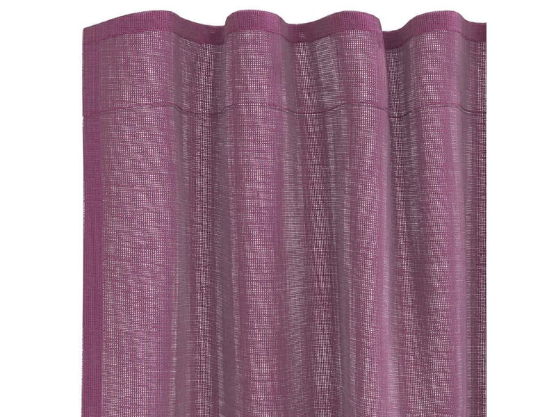  Lot de 2 rideaux en voile, voilages à œillets violets cf44254  - Conforama E