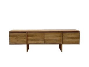 Meuble tv coloris bois foncé GEESE HOME