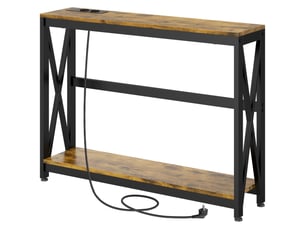 Console 0 tiroir(s)  coloris marron <strong></strong> <strong></strong>