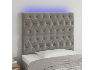 Tete de lit A poser largeur 100 cm <strong></strong> <strong></strong> argenté