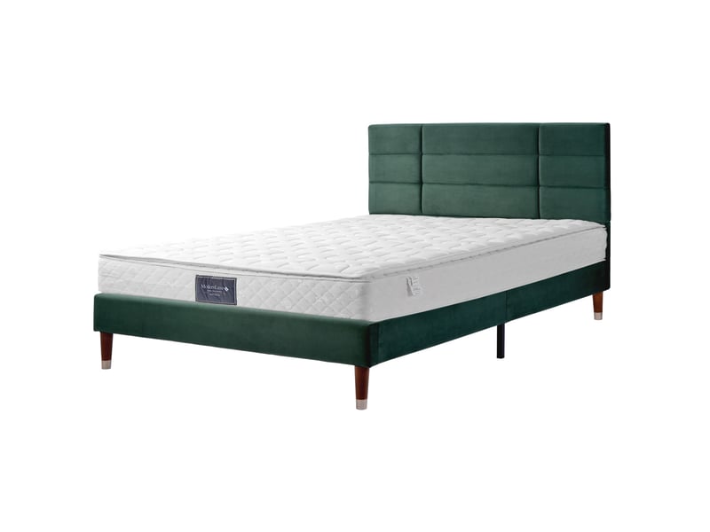  Matelas à ressorts ensachés 160x200x25 cm - épaisseur 25 cm - 7 zones de confort - dureté h3 - confort ergonomique  - Conforama D