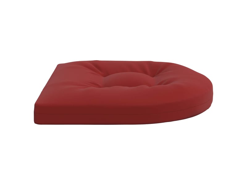  Lot de 4 coussins de siège, coussins d'assise 100 % polyester bordeaux cf60063  - Conforama C