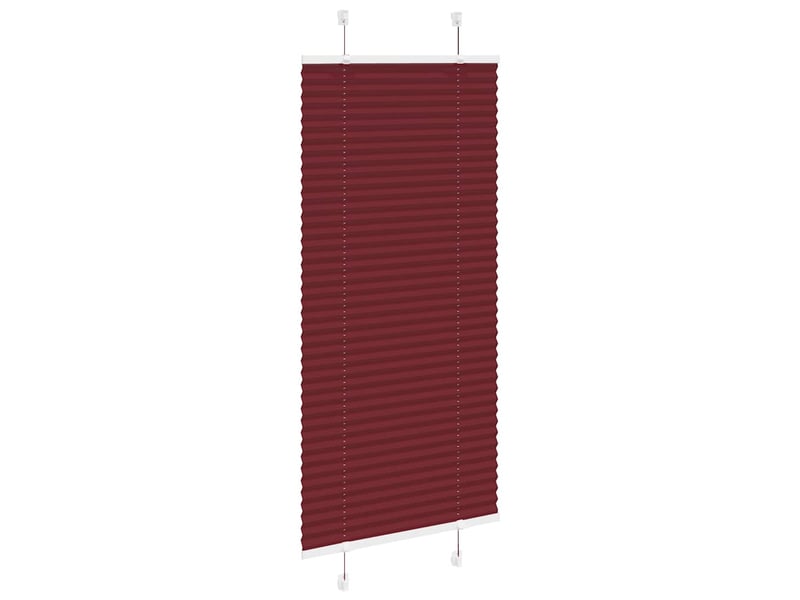  Store plissé, store de fenêtre rouge bordeaux 65x150 cm largeur du tissu 64,4 cm cf47049  - Conforama C