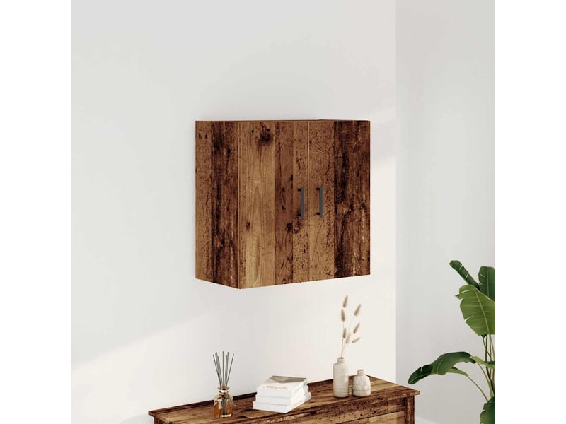  Armoire murale salon, meuble de rangement vieux bois 60x31x60 cm bois d'ingénierie shl4511  - Conforama C