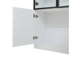 Vitrine coloris blanc <strong>FLORAGRACE</strong> <strong></strong> - 120 cmx200 cm