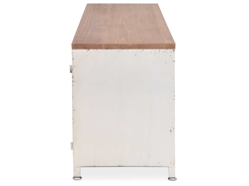 Meuble tv - banc tv - meuble de rangement 120x30x40 cm blanc  - Conforama E