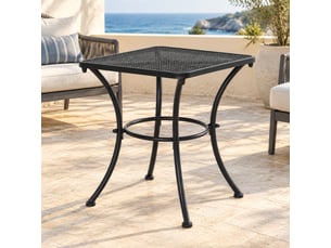 Table basse carré(e) coloris noir STILVORA - 45 cmx45 cm