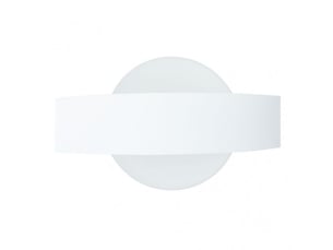 Applique murale fabrilamp arco blanc led intégrée 8 w 630 lm 4000 k ip20 13x24x5 cm