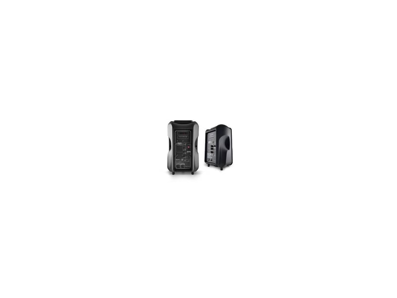  Enceinte mobile party karaoké dj sono pa batterie 8 400w à leds rvb usb-sd-bt + micro vhf mydj djoon08 + ovni  - Conforama C