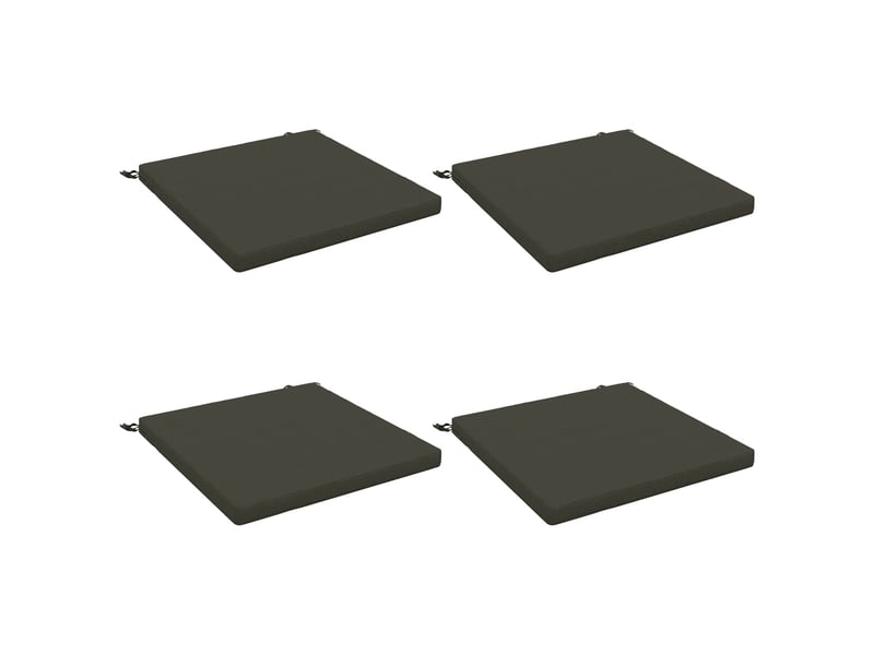 Lot de 4 coussins de siège, coussins d'assise soest 100 % polyester cf60286 - Conforama A