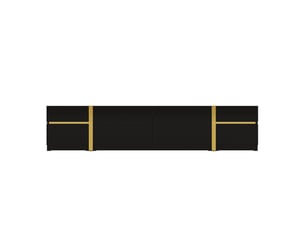Meuble tv coloris noir 180 cm KOMHTOM