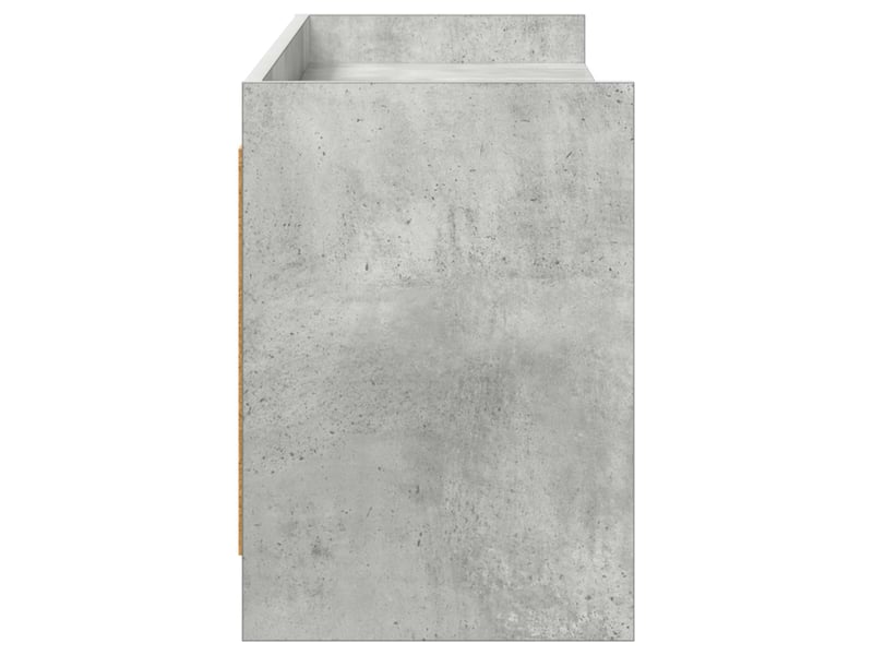  Meuble tv - banc tv - meuble de rangement 168 x 33 x 47 cm gris béton bois d'ingénierie  - Conforama E