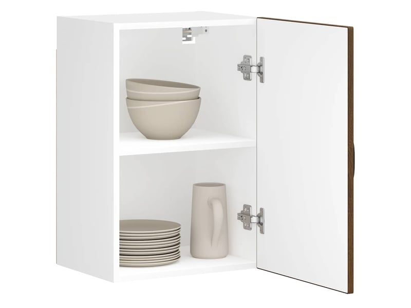  Meuble de rangement, armoire murale de cuisine lucca chêne marron bois ingénierie shl3901  - Conforama D